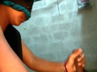 Bbw handjob amateur amateur brunette